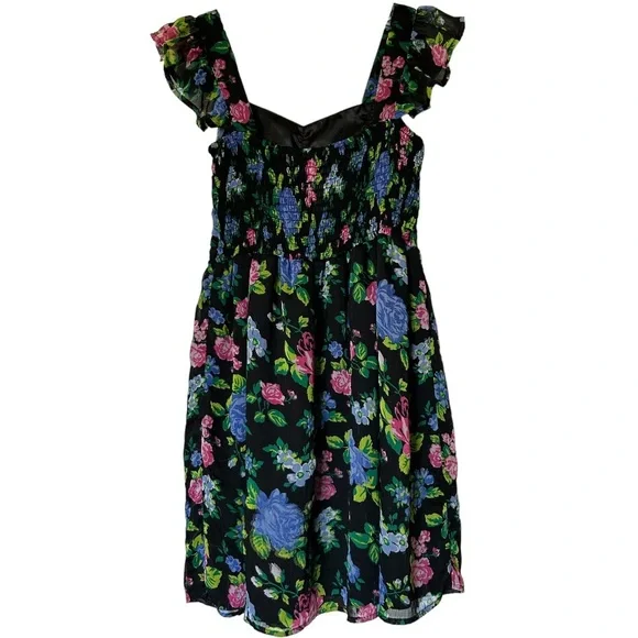 Guess sleeveless ruffled shoulder dress girls size L(14) - Picture 2 of 3